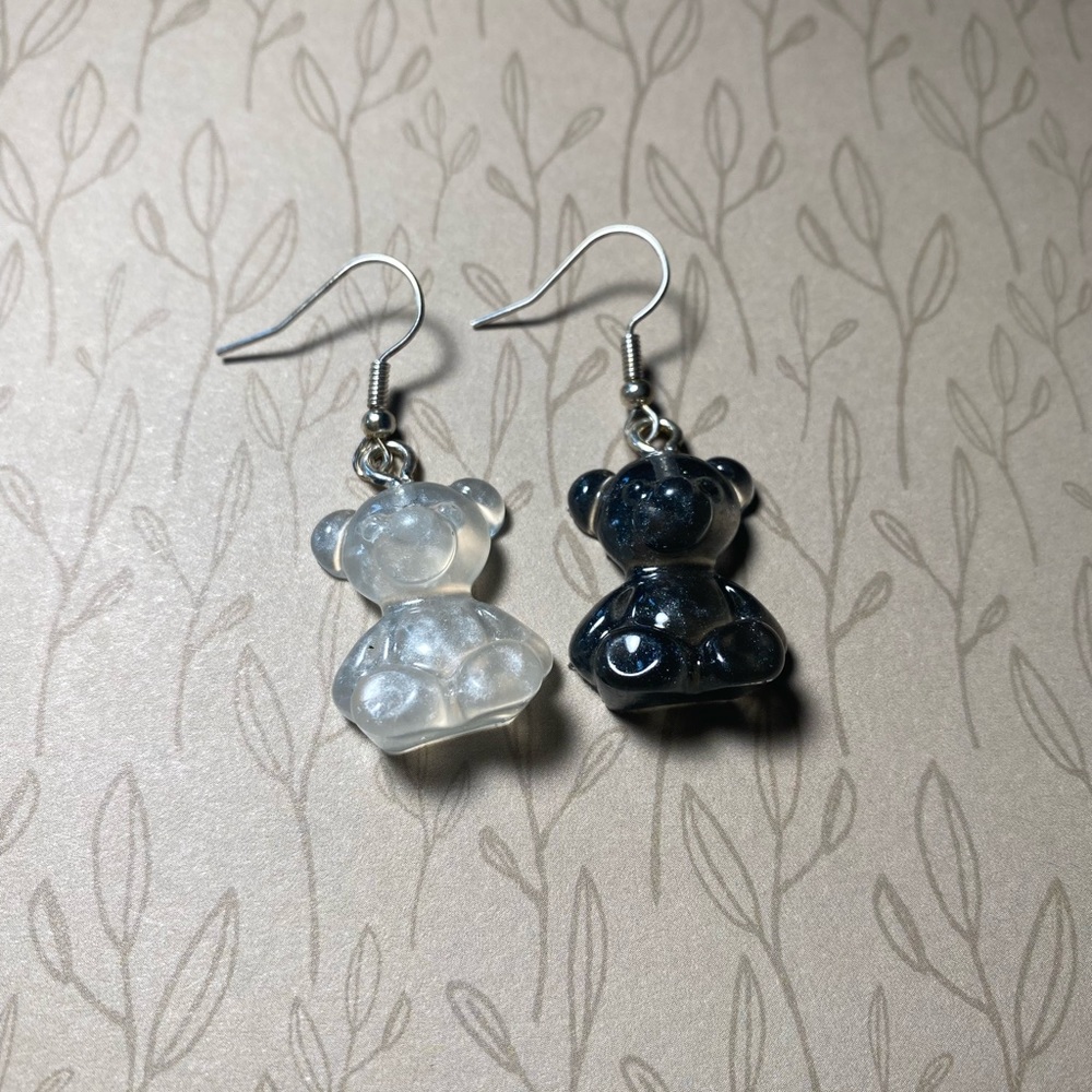Yin and Yang Bear Earrings!